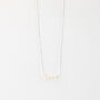 Asri Dainty Pearl Row Necklace, thumbnail 2 of 11