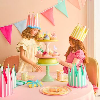 Striped Party Crowns Pack Of Eight, 9 of 10