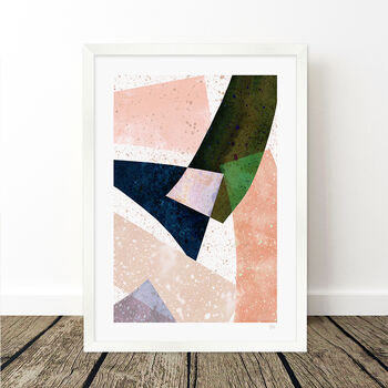 Abstract Colour Block Prints Set Of Three, 9 of 12