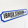 Xmas Gift Box W/ Personalised Football Street Sign, thumbnail 12 of 12