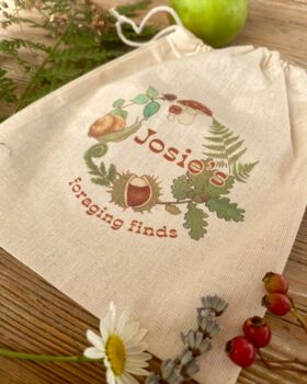 Personalised Foraging Finds Bag, 3 of 3