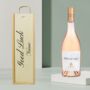 Personalised Good Luck Whispering Angel Rose Wine Gift Set, thumbnail 1 of 4