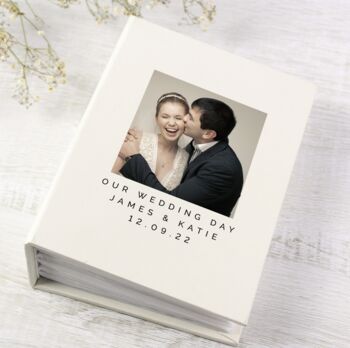 Luxury Personalised Wedding Photo Journal, 2 of 2
