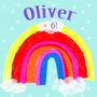 Children's Rainbow Birthday Card, thumbnail 2 of 3