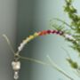 Rainbow Crystal Plant Stake With Swarovski Butterfly Suncatcher, thumbnail 3 of 8