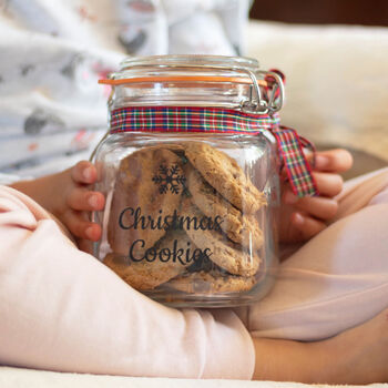 Personalised Jar With Christmas Cookie Cutters, 4 of 5