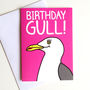 Seagull Birthday Girl Card, thumbnail 1 of 2