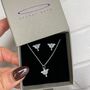 Sterling Silver Luna Moth Jewellery Set, thumbnail 5 of 10