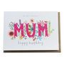 'Lovely Mum' Birthday Card, thumbnail 3 of 3