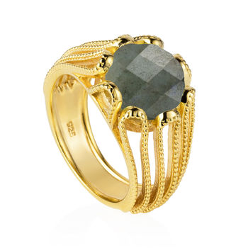 Gold Vermeil Cocktail Ring Alessia, 6 of 9