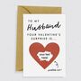 'To My Husband' Valentines Scratch Card / Three Colours, thumbnail 3 of 4