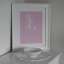 Personalised Embroidered Christening Picture, thumbnail 3 of 4