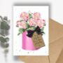 Personalised Peony Scented Birthday Card For Her, thumbnail 1 of 5