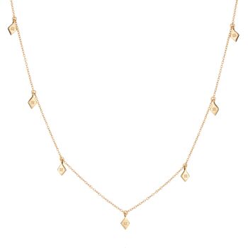 Gold Vermeil Diamond Choker Necklace, 3 of 4