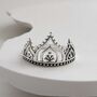 Sterling Silver Crown Ring, thumbnail 1 of 4