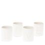 Set Of Four Love Ceramic Tealight Holders, thumbnail 1 of 3