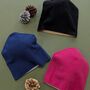 Pure Cashmere Reversible Unisex Beanie Hat, thumbnail 1 of 11