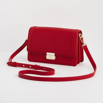 Kate Red Foldover Bag, 6 of 8