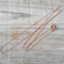 Solid 18ct Rose Gold Chain, Diamond Cut Belcher Chain, thumbnail 1 of 2
