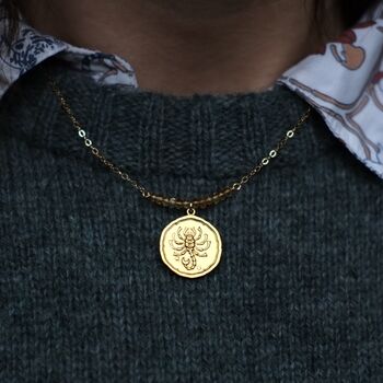 Personalised Scorpio Star Sign Necklace, 2 of 8