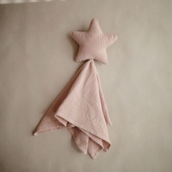 Organic Lovey Star Blanket And Comforter, 2 of 6