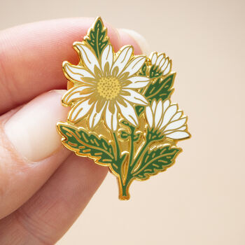 Daisy Flower Enamel Pin Badge, 7 of 10