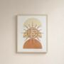 'The Sun Will Rise' Hand Printed Typography Print, thumbnail 2 of 4
