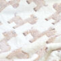 Personalised Baby Giraffe Blanket | Embroidered Name, thumbnail 6 of 8