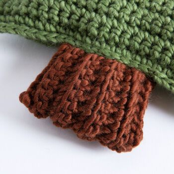 Pine Tree Cushion Crochet Kit, 4 of 8
