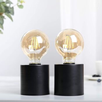 Set Of Two Decorative Table Lamps Battery Powered, 5 of 5