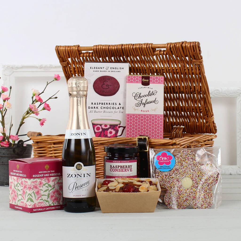 tea and bubbles prosecco gift hamper by virginia hayward ...