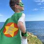 Kids Superhero Cape, Felt And Personalised With Letter, thumbnail 1 of 10
