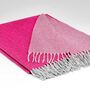 100% Pure Cashmere Pink Throw, thumbnail 1 of 5