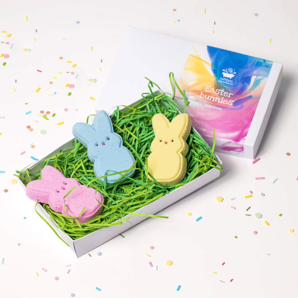 'Hoppy Easter' Bath Bomb Gift Collection By Hooded Owls Bathtime