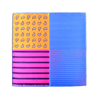 Luxury Colourful And Versatile Men's Silk Pocket Square, 3 of 12