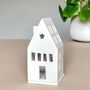 Porcelain Mini Dream House Tealight Holder, thumbnail 1 of 4