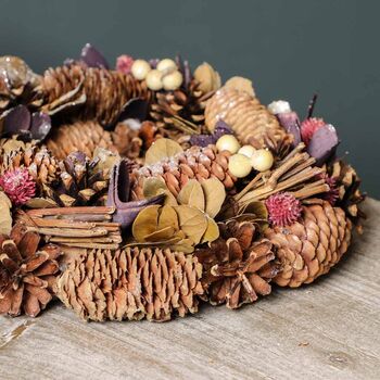 Purple Haze Winter Door Wreath, 3 of 4
