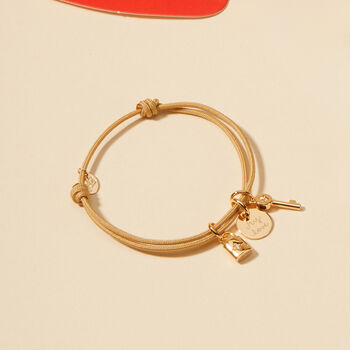 Personalised Padlock And Key Bracelet, 3 of 6