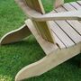 Personalised Wooden Lounger Chair, thumbnail 4 of 5