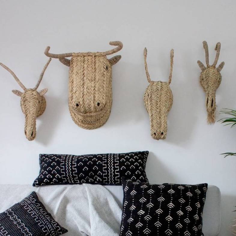 Woven Animal Heads, 1 of 6