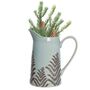Fern Blue Botanical Ceramic Vase Gift, thumbnail 2 of 9