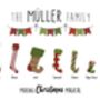 Personalised Christmas Stocking Print, thumbnail 3 of 6