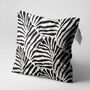 Black And White Deco Pillow Cover With Zebra Pattern, thumbnail 3 of 7