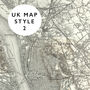 Personalised Vintage Map Dog Bed, thumbnail 5 of 7