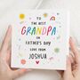 Personalised Fathers Day Card Grandad From Grandchild, thumbnail 1 of 7