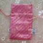 Mini Sari Gift Bag With Drawstring, Reusable Pouch, thumbnail 4 of 10