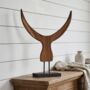 Scandinavian Wooden Horns, thumbnail 1 of 2