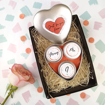 Personalised Love Message Heart Lip Balm Gift Set, 8 of 9