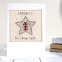 Personalised Star 1st Christmas Card For Baby Boy, Son, Grandson, thumbnail 1 of 12