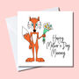Personalised Fox Mother's Day Card, thumbnail 1 of 2